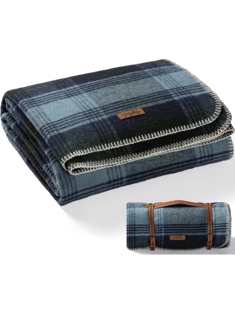 Cozy 100% Wool Blanket 62"x86" | Warm Thick Military Camping Gear Essential